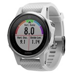 Ficha técnica e caractérísticas do produto Monitor Cardíaco Garmin com GPS de Pulso Fenix 5S – Branco