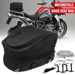 Ficha técnica e caractérísticas do produto Motocicleta Moto Cauda Sacos Sacos de Assento Traseiro Motocicleta Mochila Couro Bagagem Capacete À Prova D 'Água