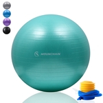 Ficha técnica e caractérísticas do produto Ioga bola exercício superfície antiderrapante Anti-Explosão esfera do para casa, escritório, Equilíbrio, Yoga musculação e fitness malhar