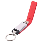 Ficha técnica e caractérísticas do produto Movimentação Da Vara Do Usb Do Couro Do Plutônio Da Corrente Chave Do Usb 2.0 Do Usb Mini Vermelho