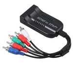 Ficha técnica e caractérísticas do produto 1080P 720P Masculino HDMI para vídeo componente YPbPr 5RCA RGB conversor adaptador para PS4 Conversor