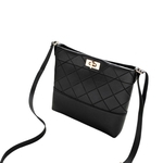 Ficha técnica e caractérísticas do produto Mulheres Casual Padrão Plaid Buckle único Shouler saco Satchel Shoulder bag