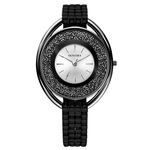 Ficha técnica e caractérísticas do produto HUN Mulheres da moda impermeável quartzo relógio com pulseira de luxo elegante relógio de pulso Ornamento do presente