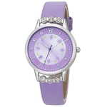 Ficha técnica e caractérísticas do produto FLY Mulheres Girl Fashion Sweet Candy cores de couro Watchband Quartz Relógios