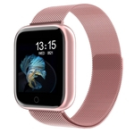 Ficha técnica e caractérísticas do produto Mulheres impermeável relógio inteligente P70 Além disso Bluetooth Smartwatch Heart Rate Monitor de Fitness Rastreador
