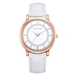 Ficha técnica e caractérísticas do produto Mulheres Lady Quartz Strap rel¨®gio de pulso Casual Simples Moda Stylefd180