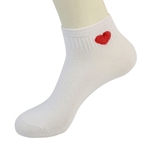 Ficha técnica e caractérísticas do produto Mulheres menina elegante Love-Forma Padrão Socks Low-cut meias de algodão invisíveis Clothing shoes and jewelry