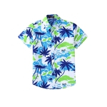 Ficha técnica e caractérísticas do produto Mulheres moda camisa da praia Casual havaiana Pattern Shirt