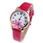 Ficha técnica e caractérísticas do produto Mulheres Personalidade relógio de quartzo Couro Strap relógio de quartzo selvagem Sports Watch