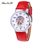Ficha técnica e caractérísticas do produto Mulheres Relógios de Luxo Feminino PU Leather Strap Rodada Dial os relógios de quartzo Z1045-A
