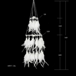 Ficha técnica e caractérísticas do produto Bonito Hanging Dreamcatcher Wind Chimes Pendant para a menina Room Decor Gostar