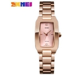 New fashion and simple women's diamond quartz watch women's steel strap micro business brand watch