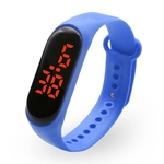 Ficha técnica e caractérísticas do produto Niceday Waterproof Estudantes Silicone LED Watch Sports Moda relógios eletrônicos Digital Display Relógio de pulso