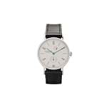 NOMOS Glashütte Tangente Date Power Reserve 35mm - White, Silver-plated