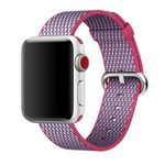 Ficha técnica e caractérísticas do produto Nova Pulseira De Nylon para Apple Watch 38mm Serie 1/2/3 - Rosa