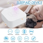 Ficha técnica e caractérísticas do produto Novo Atualizado 9 Sons da Natureza Ruído Branco LED Máquina de Dormir Dispositivo de Auxílio Ajudante do Sono Relaxar Terapia Equipamento de Som Relaxante