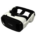 Ficha técnica e caractérísticas do produto Óculos de Realidade Virtual 3D Goal Pro Vr Z6 com Fone de Ouvido - Preto/Branco