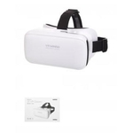 Ficha técnica e caractérísticas do produto Óculos de realidade virtual 3D, Modelo G04.Cor Branco. Composição: ABS, lentes em resina