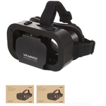 Ficha técnica e caractérísticas do produto Óculos de realidade virtual 3D, Modelo VR Glass,G05A.Cor Preto. Composição: ABS, lentes em resina