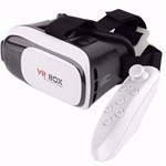 Oculos Realidade Virtual 3d com Controle - Vr Box 2.0