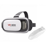 Ficha técnica e caractérísticas do produto Óculos Realidade Virtual 3D Com Controle Vr Box 2.0