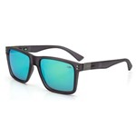 OCULOS SOL MORMAII CAIRO M0075D5985 FUME ESCURO FOSCO LENTE VERDE ESPELHADA - Mormaii