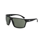 OCULOS SOL MORMAII STORM M0079A1471 PRETO FOSCO LENTE VERDE G15 - Mormaii