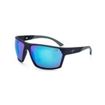 OCULOS SOL MORMAII STORM M0079K3397 AZUL FOSCO LENTE AZUL ESPELHADA - Mormaii