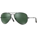 Ficha técnica e caractérísticas do produto Óculos Solar Ray-ban Rb3025l L2823 Preto Metal Aviador Tam 58 - Ray Ban