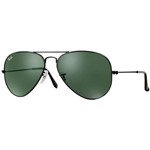 Ficha técnica e caractérísticas do produto Óculos Solar Ray-ban Rb3025l L2823 Preto Metal Aviator Lente Cristal Tam 58 - Ray Ban