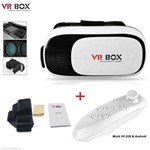 Óculos VR Box Realidade Virtual 3D Clr para Motorola Moto X