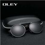 Oley Rodada de Alumínio-Magnésio Óculos de Sol Anti-Reflexo Óculos Un...