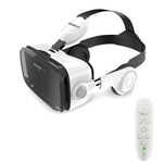 Ficha técnica e caractérísticas do produto Original Leather BOBOVR Z4 3D Papelão capacete de realidade virtual VR Óculos Headset Estéreo BOBO VR para o telefone móvel 4-6'