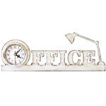 Ficha técnica e caractérísticas do produto Ornamento Relogio Concept - Modelo Office (Lamp) - ME Criative - 20x40cm