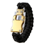 Ficha técnica e caractérísticas do produto Outdoor Pulseira Survival Pulseira Paracord Caminhadas Viagens