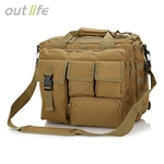 Ficha técnica e caractérísticas do produto Outlife Outdoor Tablet Pacote Tactical Messenger Bag Militar Waterproof Camouflage Handbag