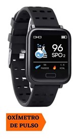 Ficha técnica e caractérísticas do produto Oximetro de Pulso Medidor Oxigenio Relógio SmartWatch Tomate MTR-23