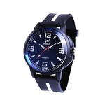 Ficha técnica e caractérísticas do produto P08 Simples Masculino Quartz Strap Watch Silicone impermeável relógio de quartzo analógico