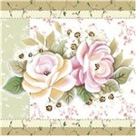 Ficha técnica e caractérísticas do produto Papel Adesivo Decoupage Quadrado Flor II LAQ94 Litocart