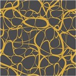 Ficha técnica e caractérísticas do produto Papel de Parede Abstrato Adesivo - - Amarelo