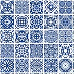 Ficha técnica e caractérísticas do produto Papel de Parede Adesivo - Azulejo Português - 310ppz