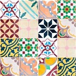 Ficha técnica e caractérísticas do produto Papel de Parede Adesivo Azulejo Retrô