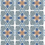 Ficha técnica e caractérísticas do produto Papel de Parede Adesivo Lavável Azulejo Mosáico 12m - Colaí