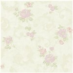 Ficha técnica e caractérísticas do produto Papel de Parede Vinilico Creme - Rose - REF Bh82303