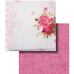 Ficha técnica e caractérísticas do produto Papel Scrapbook Dupla Face Rosas LSCD-274 - Litocart