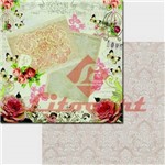 Ficha técnica e caractérísticas do produto Papel Scrapbook Duplo Flores Lscd-200 Litocart