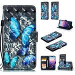 Ficha técnica e caractérísticas do produto Para Huawei P20 Pro 3d Colorido Pintado Pu Caixa Do Telefone Do Fecho Magnético Com Cartão Slots Suporte Lanyard O Melhor