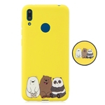 Ficha técnica e caractérísticas do produto Para huawei y7 2019 suporte flexível stand case macio tpu tampa completa case capa do telefone bonito phone case