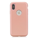 Ficha técnica e caractérísticas do produto Para iPhone XR 3 em 1 Moda doce cor queda Anti-Case PC + silicone Dustproof Voltar protecção Mobile phone shell