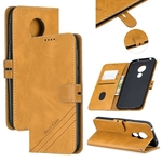 Ficha técnica e caractérísticas do produto FLY Por padrão MOTO G7 Poder Denim Sólidos Virar a cores Carteira PU Couro Telefone protecção com Buckle & Bracket Mobile phone cover